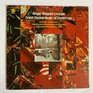 Roger Wagner Chorale Great Choral Music of Christmas Vintage Vinyl Record